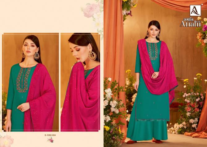 Alok Analii Fancy Exclusive Wear Heavy Designer Jam Cotton Dress Material Collection